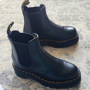 Dr. Martens 2976 Black Platform Chelsea Boots